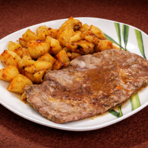 suvidovaný bravčový steak z krkovičky